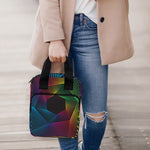 Colorful EDM Geometric Print Bible Tote Bag