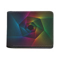 Colorful EDM Geometric Print Bifold Wallet