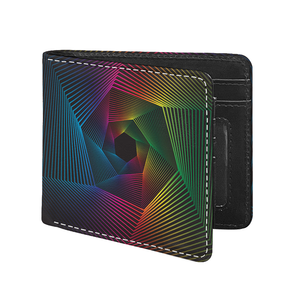 Colorful EDM Geometric Print Bifold Wallet