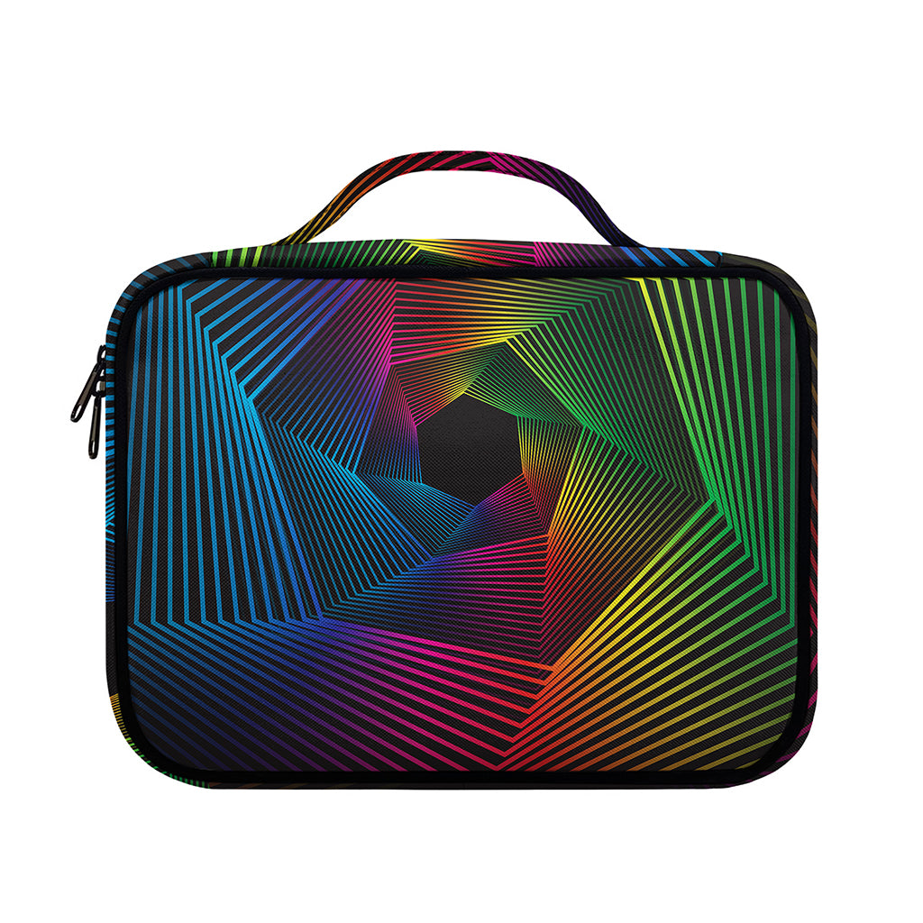 Colorful EDM Geometric Print Briefcase Bible Bag