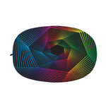 Colorful EDM Geometric Print Car Side Mirror Covers