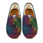 Colorful EDM Geometric Print Casual Shoes