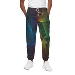 Colorful EDM Geometric Print Cotton Pants