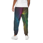 Colorful EDM Geometric Print Cotton Pants