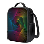 Colorful EDM Geometric Print Crossbody Lunch Bag