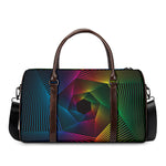 Colorful EDM Geometric Print Duffle Bag