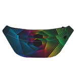 Colorful EDM Geometric Print Fanny Pack
