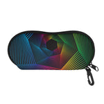 Colorful EDM Geometric Print Glasses Case