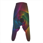 Colorful EDM Geometric Print Hammer Pants