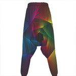 Colorful EDM Geometric Print Hammer Pants