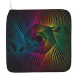 Colorful EDM Geometric Print Hand Towel