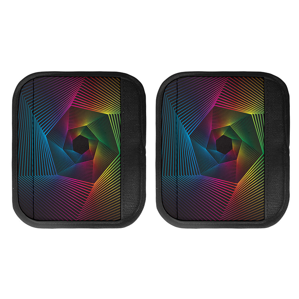 Colorful EDM Geometric Print Handle Covers