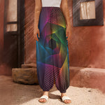 Colorful EDM Geometric Print Harem Pants