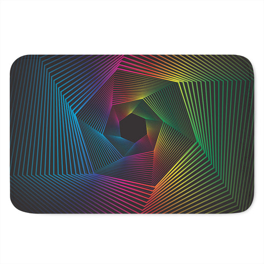 Colorful EDM Geometric Print Indoor Door Mat