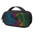 Colorful EDM Geometric Print Portable Cooler Travel Case