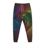 Colorful EDM Geometric Print Jogger Pants