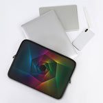 Colorful EDM Geometric Print Laptop Sleeve