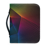 Colorful EDM Geometric Print Leather Bible Cover