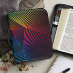 Colorful EDM Geometric Print Leather Bible Cover