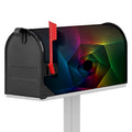Colorful EDM Geometric Print Mailbox Cover