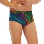 Colorful EDM Geometric Print Men's Briefs