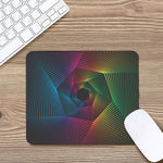 Colorful EDM Geometric Print Mouse Pad
