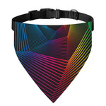 Colorful EDM Geometric Print Over The Collar Dog Bandana