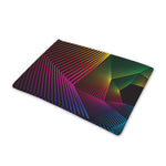 Colorful EDM Geometric Print Pet Cooling Mat Cover