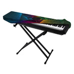 Colorful EDM Geometric Print Piano Keyboard Cover