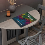 Colorful EDM Geometric Print Placemat