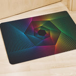 Colorful EDM Geometric Print Polyester Doormat