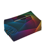 Colorful EDM Geometric Print Rectangle Tissue Box Cover