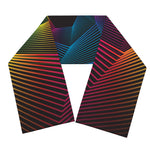 Colorful EDM Geometric Print Scarf