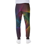 Colorful EDM Geometric Print Scuba Joggers