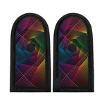 Colorful EDM Geometric Print Skillet Handle Cover
