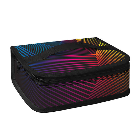Colorful EDM Geometric Print Small Lunch Bag