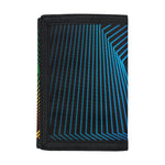 Colorful EDM Geometric Print Trifold Wallet