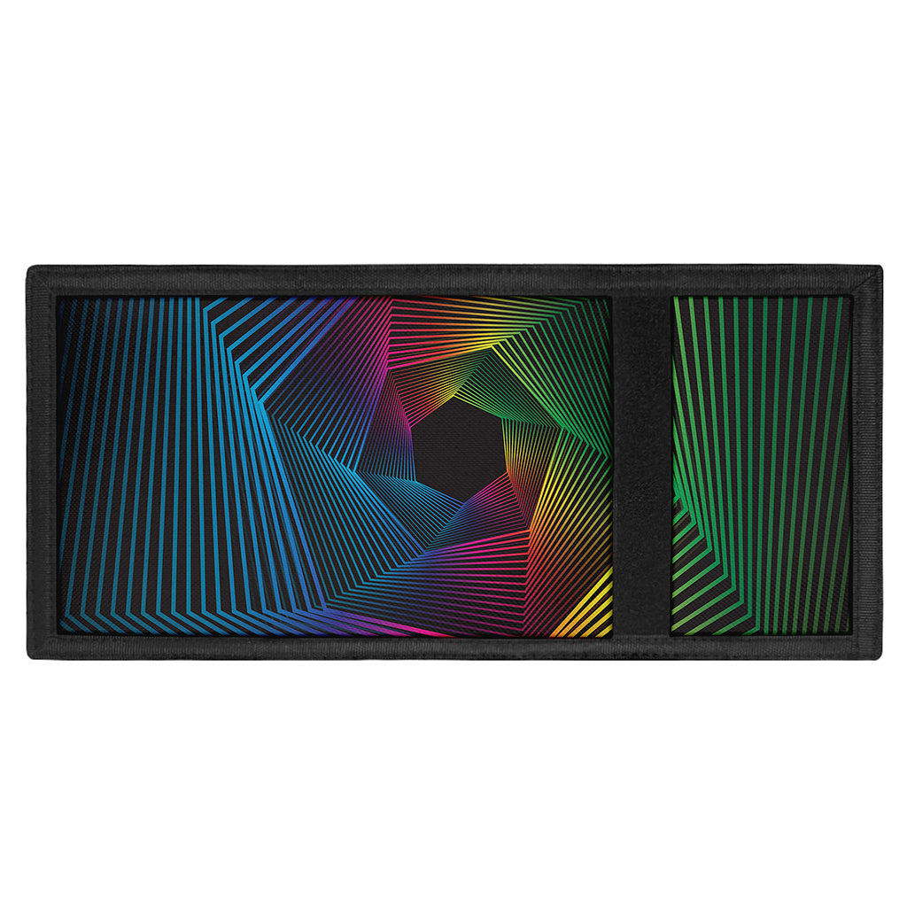 Colorful EDM Geometric Print Trifold Wallet