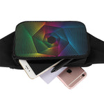 Colorful EDM Geometric Print Waist Bag