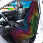 Colorful EDM Geometric Print Waterproof Car Seat Cover