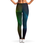 Colorful EDM Geometric Print Women's Leggings