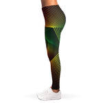 Colorful EDM Geometric Print Women's Leggings
