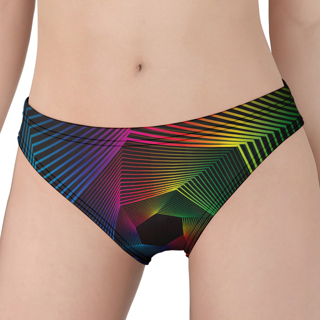 Colorful EDM Geometric Print Women's Panties