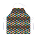 Colorful Emoji Faces Pattern Print Adjustable Apron