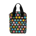 Colorful Emoji Faces Pattern Print Bible Tote Bag