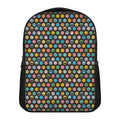 Colorful Emoji Faces Pattern Print Casual Backpack