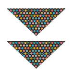 Colorful Emoji Faces Pattern Print Dog Bandana