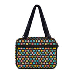 Colorful Emoji Faces Pattern Print Double Strap Bible Bag