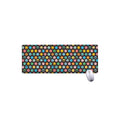Colorful Emoji Faces Pattern Print Extended Mouse Pad