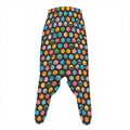 Colorful Emoji Faces Pattern Print Hammer Pants